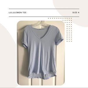 lululemon periwinkle tee